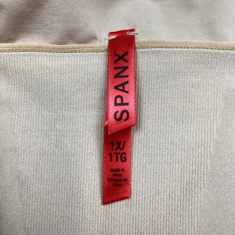 Spanx Tan High Waist Mid Thigh Slimming Shapewear Size 1X - Picture 3 of 8